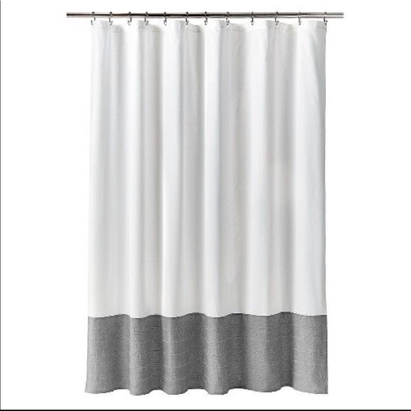 Target Curtains (half grey and half white) - Picture 1 of 5